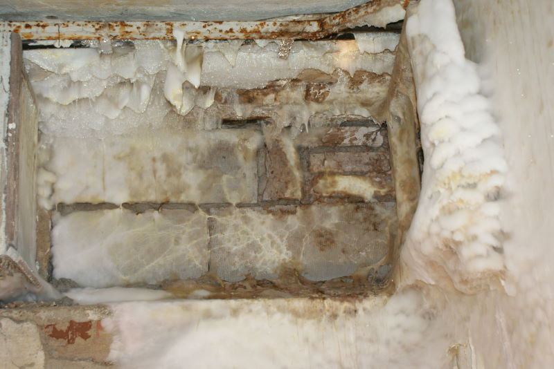 Usuwanie grzybów ze ściany w piwnicy na wrocławskich Krzykach